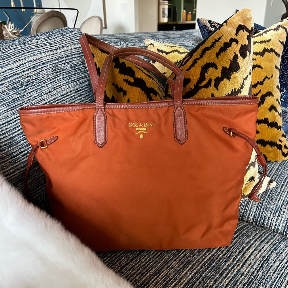 Authentic Prada Re-nylon Tote Bag!